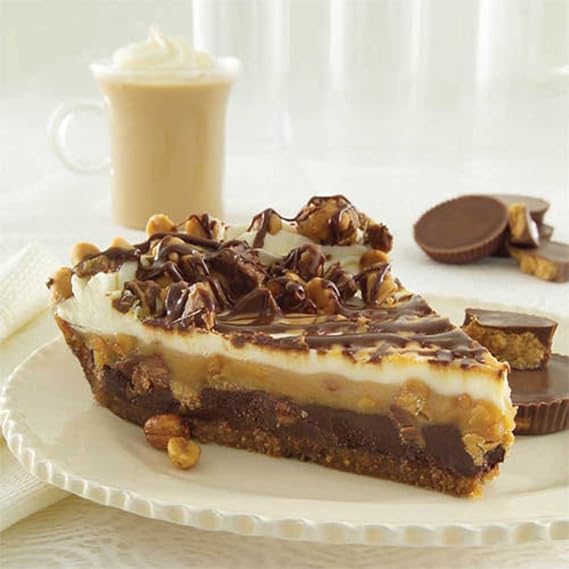 Sweet Street Chocolate Peanut Butter Pie - 12 inch, 8 Slice -- 4 per case.