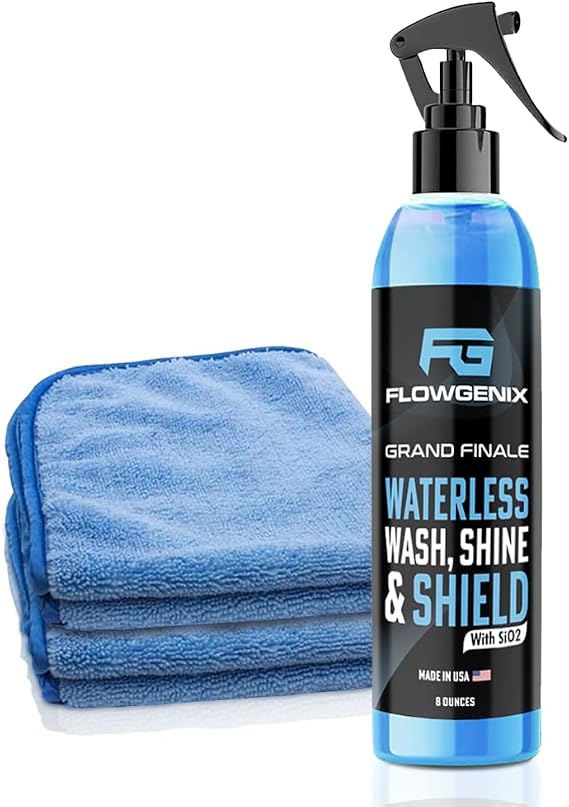 Grand Finale Waterless Car Wash Spray 8 oz - Motorcycle Cleaner