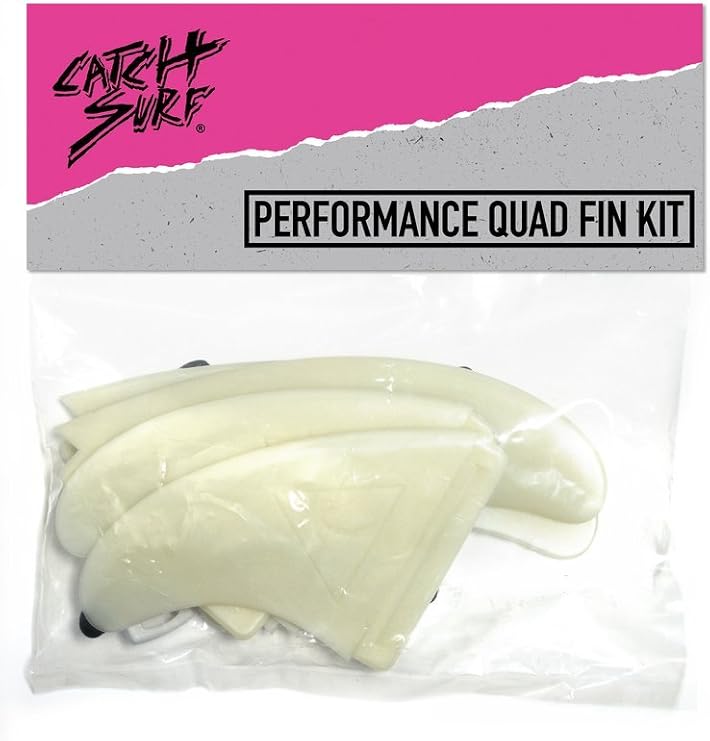 Catch Surf Hi-Perf Quad Fin Set, Natural