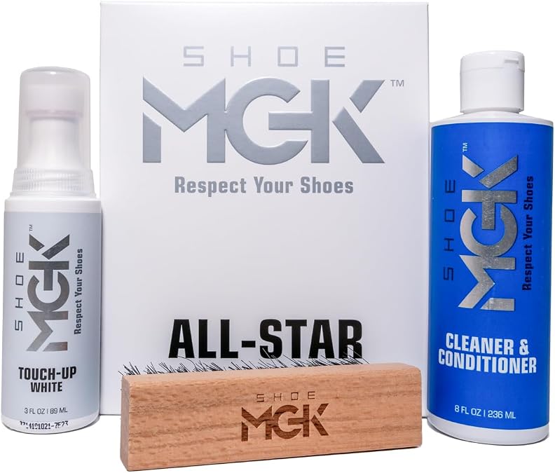 Shoe MGK All-Star Kit White Sneaker Cleaner Kit with Shoe Whitener & Brush