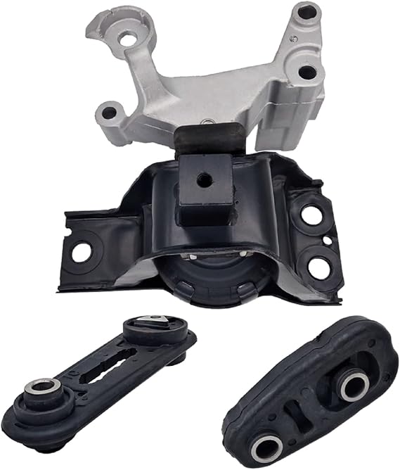 Engine Motor Mount Set - Compatible with 2007 2008 2009 2010 2011 2012 Nissan Sentra 2.0L 3pcs, A4318 A4345 A4348HY