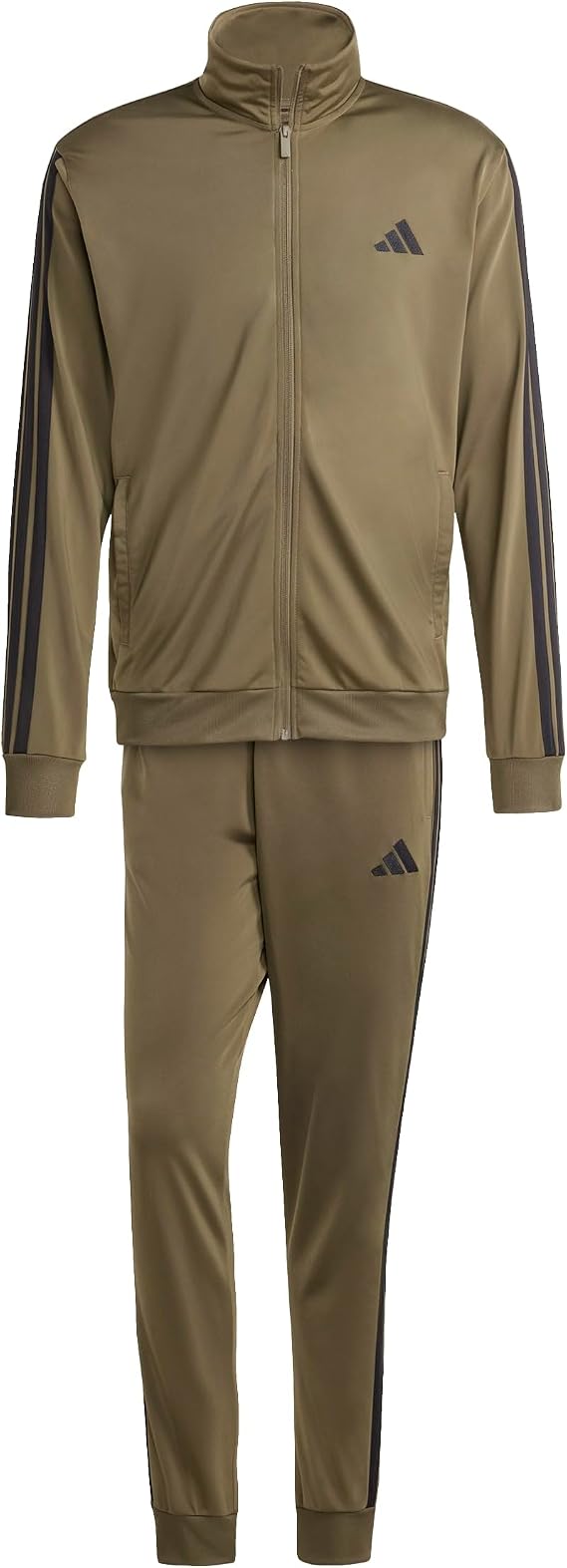 adidas Men's Basic 3-Stripes Tricot Track Suit
