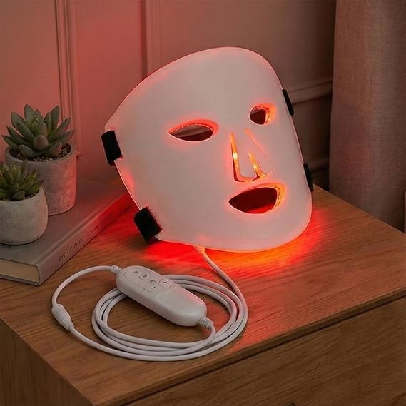 Red Light Therapy Mask for Face – Welzo Skin LED Face Mask | Advanced LED Light Therapy Anti-Aging Device for Collagen Boost, Wrinkle Reduction & Skin Rejuvenation