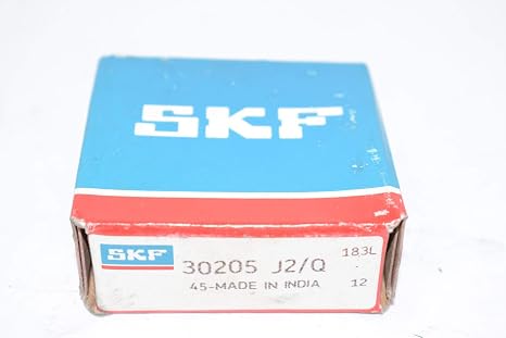 SKF 30205J2/Q 16.25MM Wide, 25MM BORE DIAM, 33, 500 N Static Load Capacity, 52MM OD, 800 N Dynamic Load Capacity, Tapered Roller Bearing 30