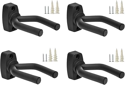 4-PACK Guitar Hangers Stands Hooks Holders Wall Mount