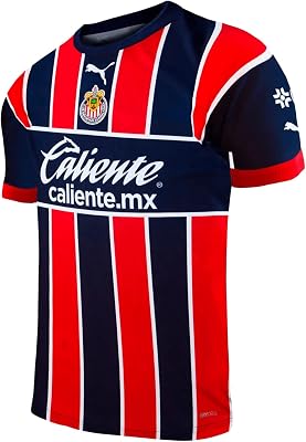 Puma Chivas Mens Authentic Alternative Jersey 2223 as1, Alpha, m, Regular, Regular Red, Blue