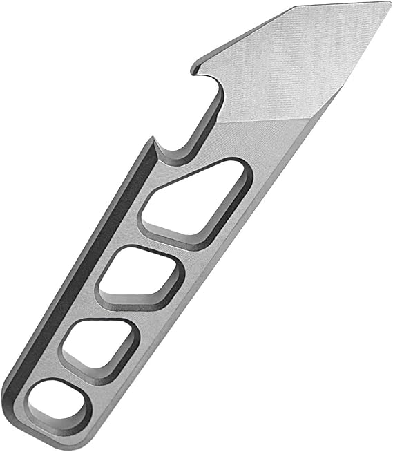 EDC Mini Pry Bar, Titanium Keychain Multitool, Mighty Bar Bottle Opener