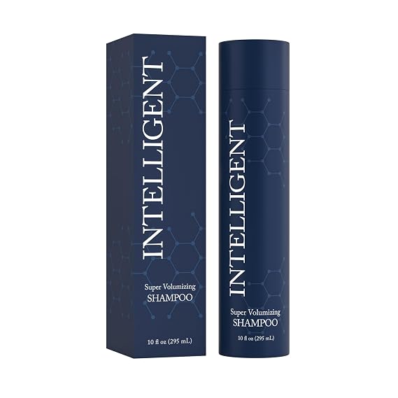 INTELLIGENT Volumizing Shampoo for Thinning Hair, Scalp Care, 10 fl oz