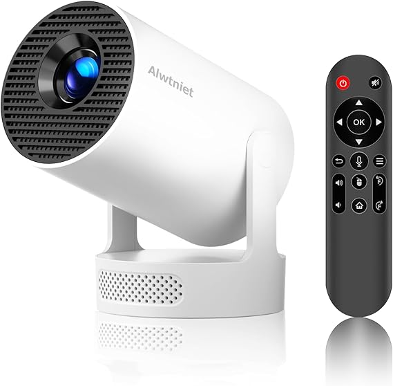 Mini Projector with Wifi and Bluetooth, Portable 4K Support Smart Proyector
