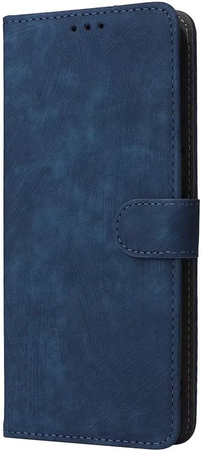 SEAHAI Leather Flip Case for TCL NxtPaper 60 Ultra 5G, Premium PU Wallet Book Folio Ultra-thin Shockproof Cover Kickstand with Credit Card Slots/RFID Protection/Magnetic Close - Blue