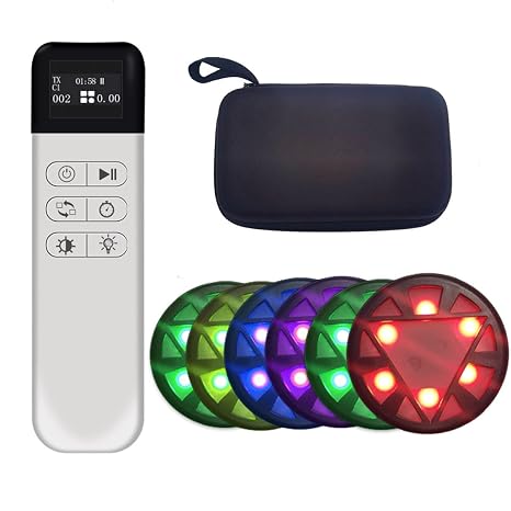 Agile Reaction Training Lamp Set, Reaction Training Lights React Sensory Speed Training Equipment for Sports and Fitness - USB Charging, Last Working 30 Hours+(6)