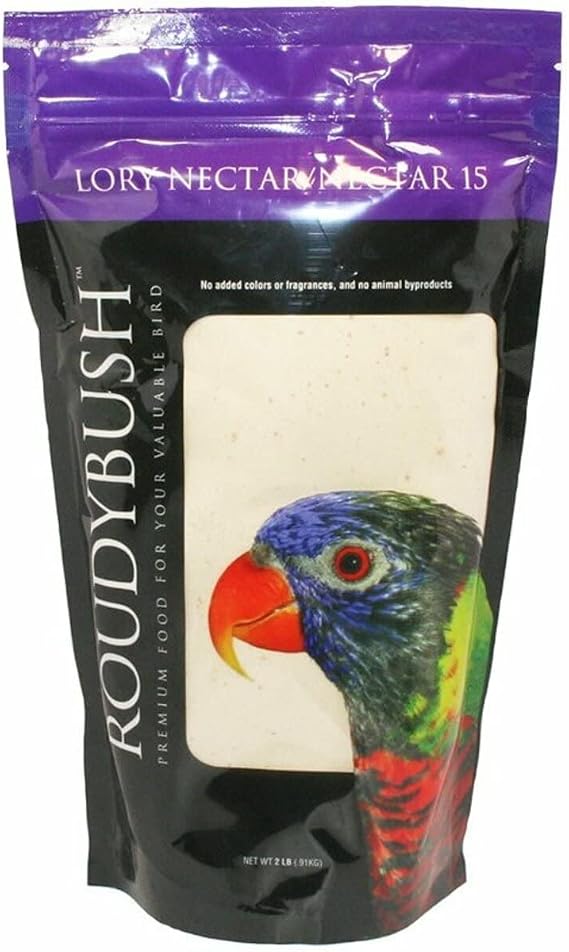 RoudyBush Lory Nectar 15 for Lories & Lorikeets, 2 lb