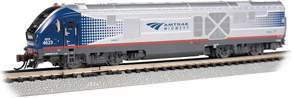 Bachmann Trains SC-44 Charger DCC Sound Locomotive Amtrak Midwest N Scale