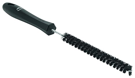 Vikan 53609 0.6" Drain Cleaning Brush- Stiff, Black