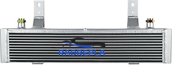 124063000 Heavy Duty Transmission Cooler Bar+Plate for 2011-2014 Chevy Chevrolet GM GMC 2500 3500 2500HD 3500HD V8 6.6L LML Duramax Diesel Oil Cooler Kit 2012 2013 11 12 13 14