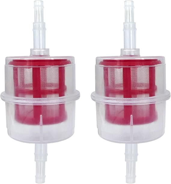 Diesel Fuel Filter by Aurdox,Universal Inline Fuel Filter for 6mm & 8mm Pipes for HGV, Forklifts & Garden Equipment & More,