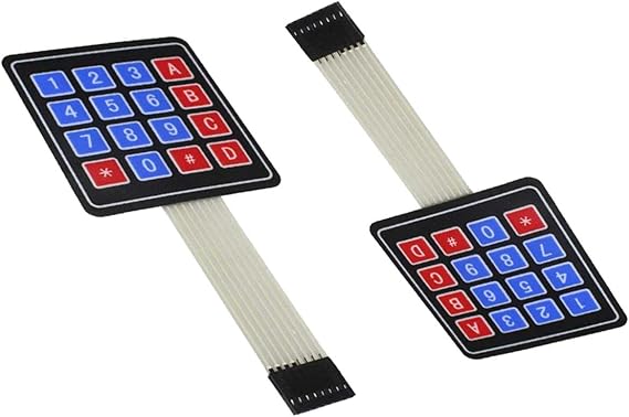 6PCS 4x4 Matrix Array 16 Buttons Keyboard Keypad for Arduino Raspberry Pi Flex