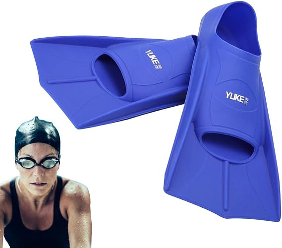 Diving Fin Snorkel, Swimming Training, Pin, Full Foot Rubber, Lightweight, Convenient Storage, Drain Hole, Anti-Slip, Snorkeling Fin, Foot Fin, Strap Fin, Snorkel, Diving, Swim Fin, Swimming,