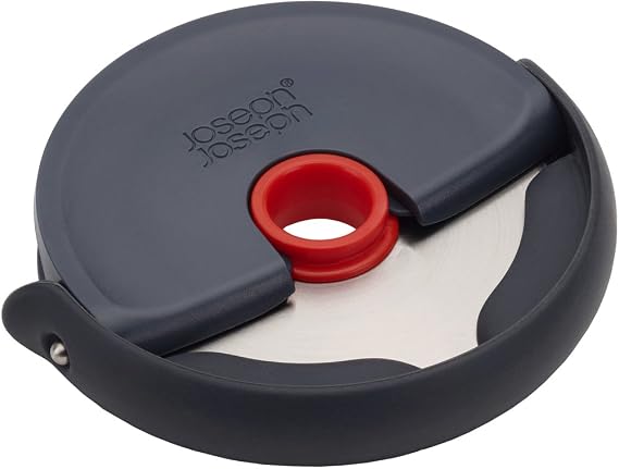 Joseph Joseph 20038 Disc Easy-Clean Pizza Disc, Gray/Red