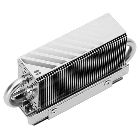 Thermalright HR10 2280 SSD Heatsink Cooling,Double-Sided Heat Sink,45mm Heatpipes, with Thermal Silicone Pad for 2280 SSD PC and Computer,Desktop High Performance Cooler