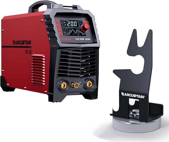 ARCCAPTAIN TIG Welder ACDC 200Amp with Tig Welding Torch Holder