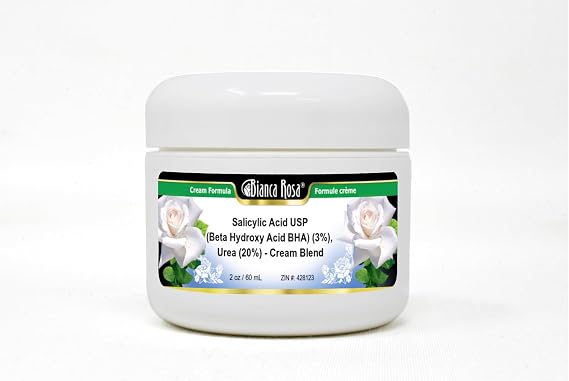 Salicylic Acid USP (Beta Hydroxy Acid BHA) (3%), Urea (20%) - Cream Blend (2 oz, ZIN: 428123)