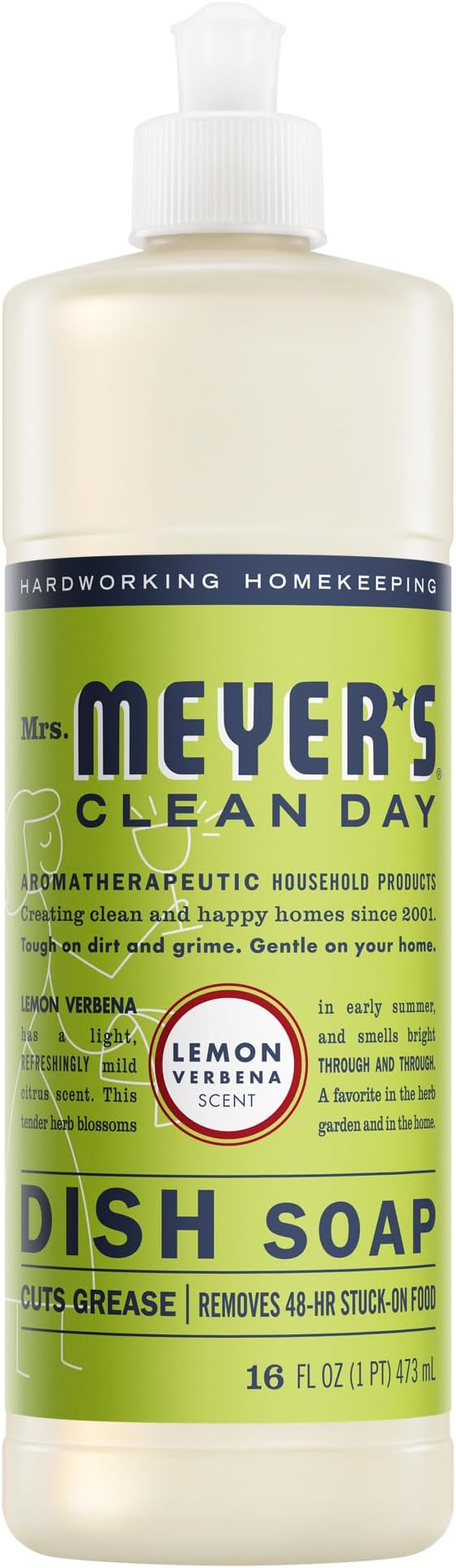 Mrs. meyer's clean day dish soap, 16 fl oz
