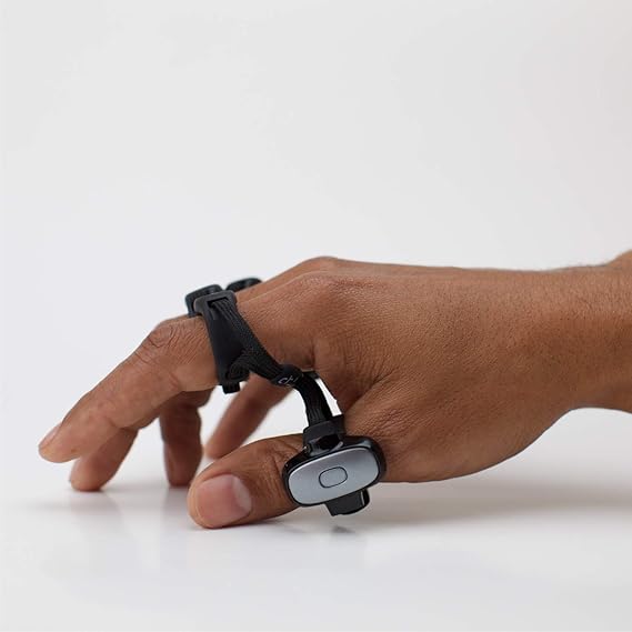 Tap Strap 2 - Wearable Keyboard, Mouse & Air Gesture Controller (Large-2021)