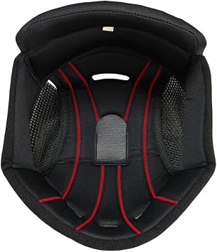 K1 Helmet Liner Replacement for AGV K1S, Sweat Absorbing & Breathable Motorcycle Helmet Padding, Black XX-Large
