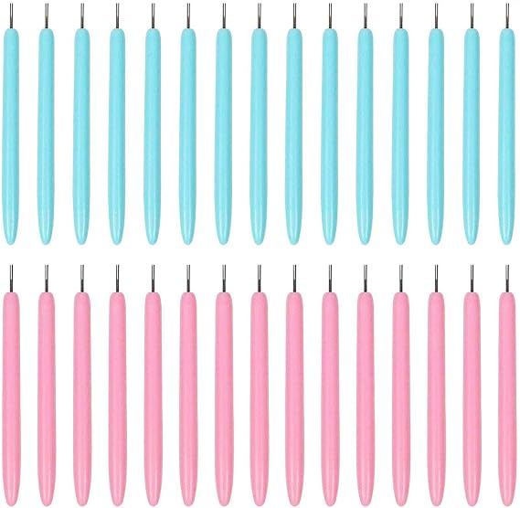 30 PCS Paper Quilling Slotted Tool, Slotted Tools Quilling DIY Tools