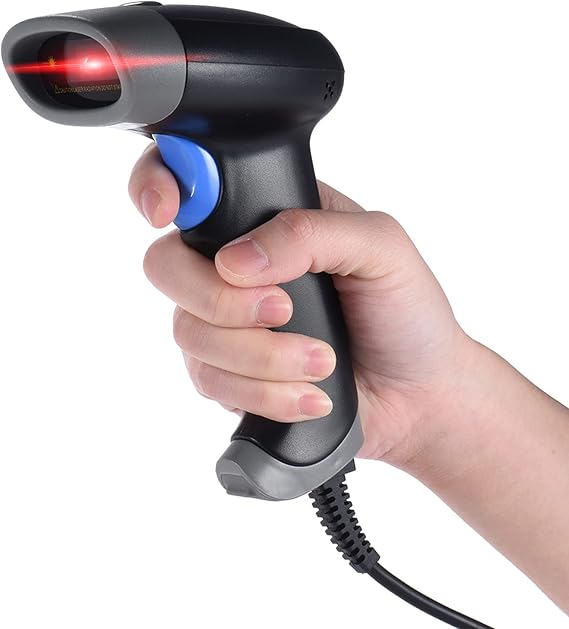 2D QR 1D USB Barcode Scanner CCD Red Light PDF417 Screen Scanning Bar Code Reader Support Multiple Language for Wechat Alipay Mobile Payment