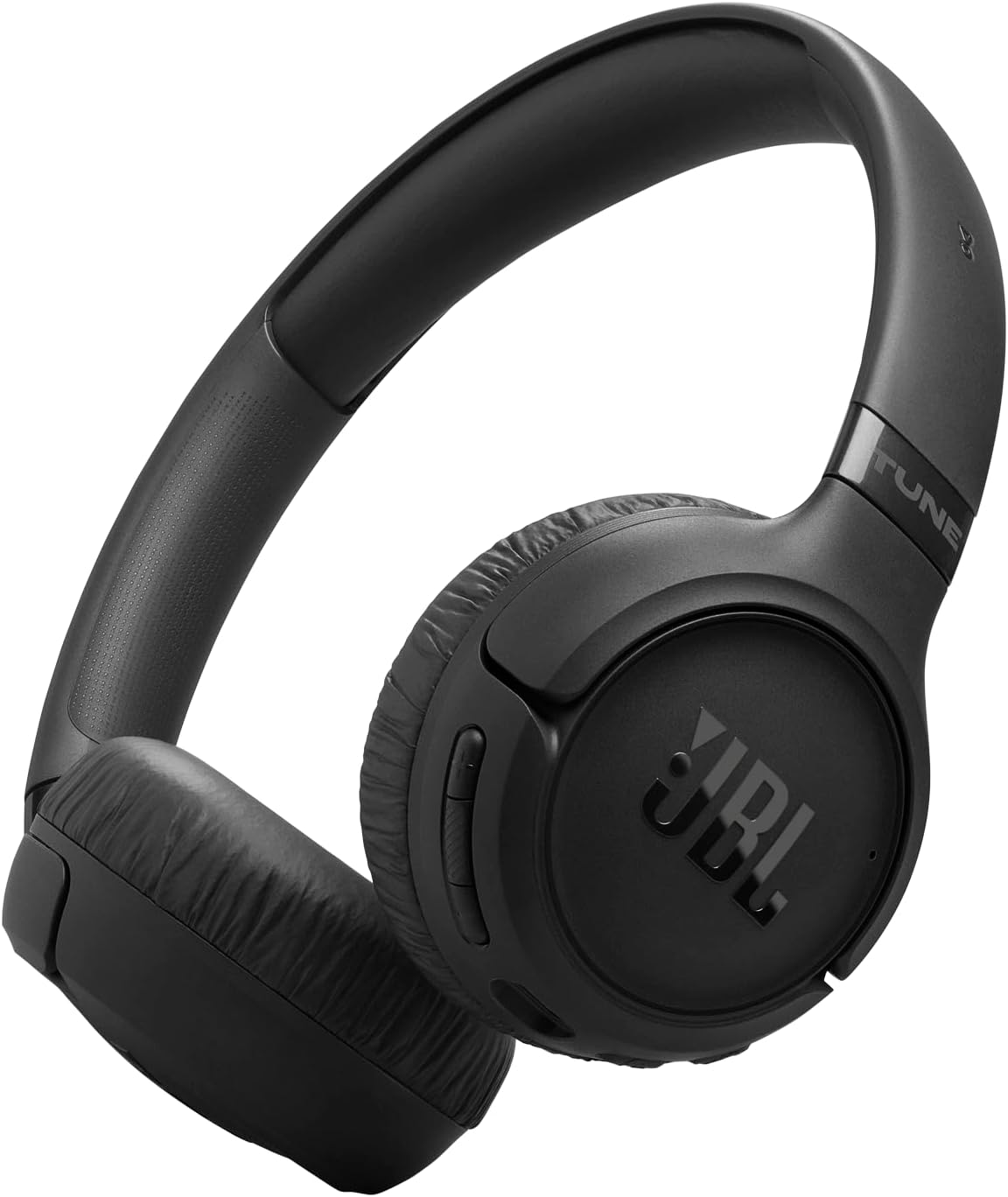 JBL Tune 680 NC Wireless On-Ear Bluetooth Headphones with Adaptive Noise-Cancelling Technology, Smart Ambient, 76-Hour Battery Life and Google Fast Pair/Microsoft Swift Pair, Black