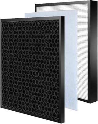 HEPA Filter ,Compatible for Sharp, Filter FZ-N40HFU Activated Carbon and True Hepa Replacement Filter for FP-N40CX FPN40CX
