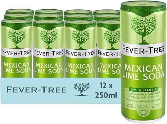 Fever-Tree Sparkling Mexican Lime Soft Drink 12x250ml