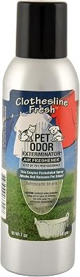 Pet Odor Exterminator Clothesline Fresh Spray 7 oz