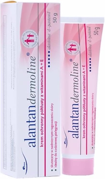 Alantan Dermoline Semi-Skimmed Vitamin A+E Cream 50g