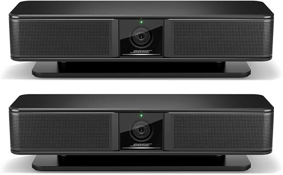 Bose Dual Pack Videobar VB-S, All-in-One USB Conferencing Device 4K Camera Beamforming Mics | Dual 2-Pack Bundle