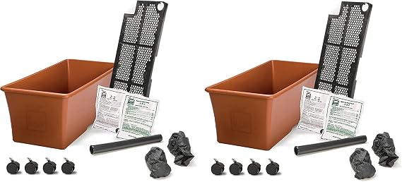 EarthBox Garden Kit,Terracotta (Pack of 2, Standard)