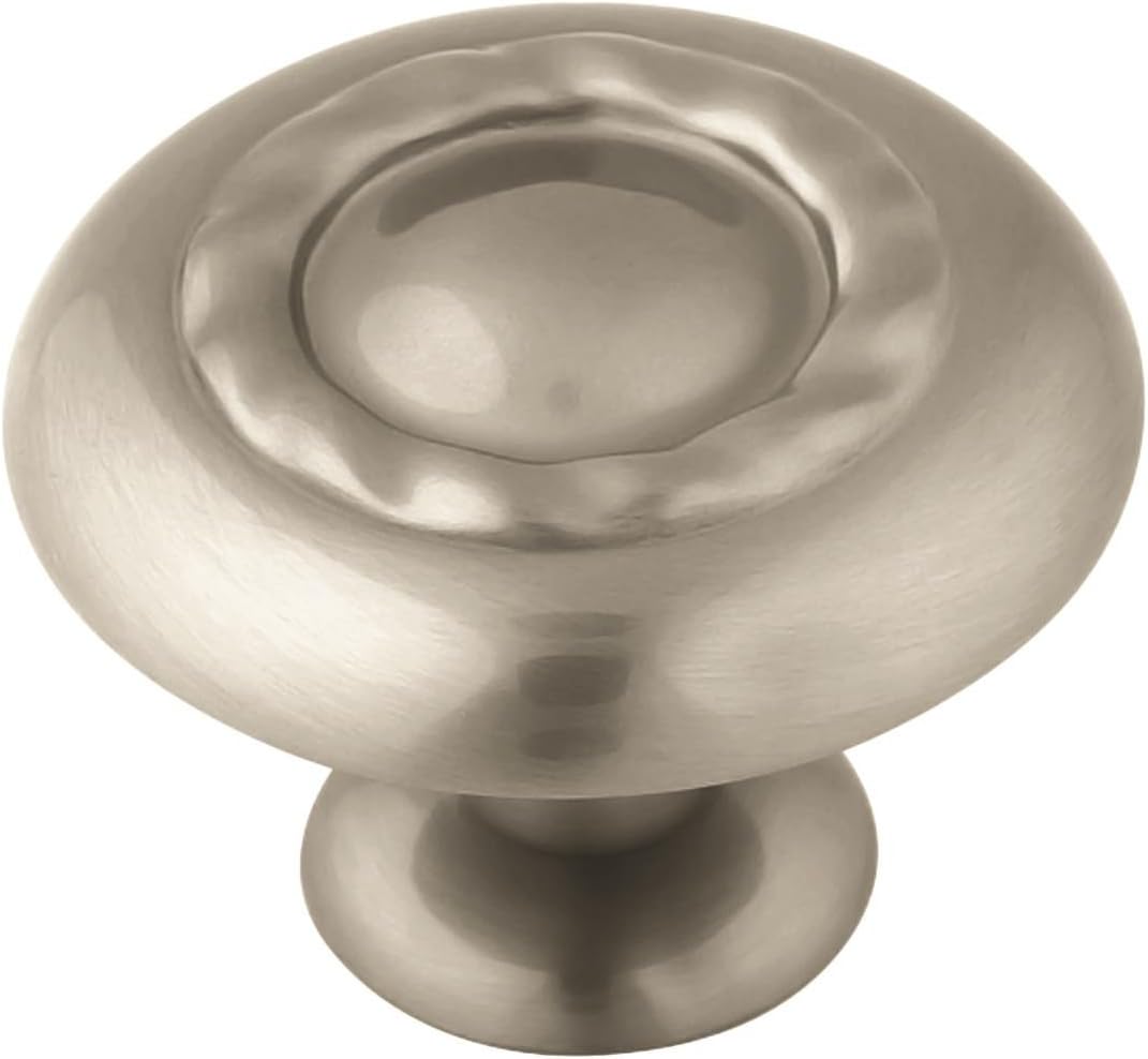 Amerock BP1585-2-G10 Rope Oversized Knob 1-34-Inch Diameter, Satin Nickel