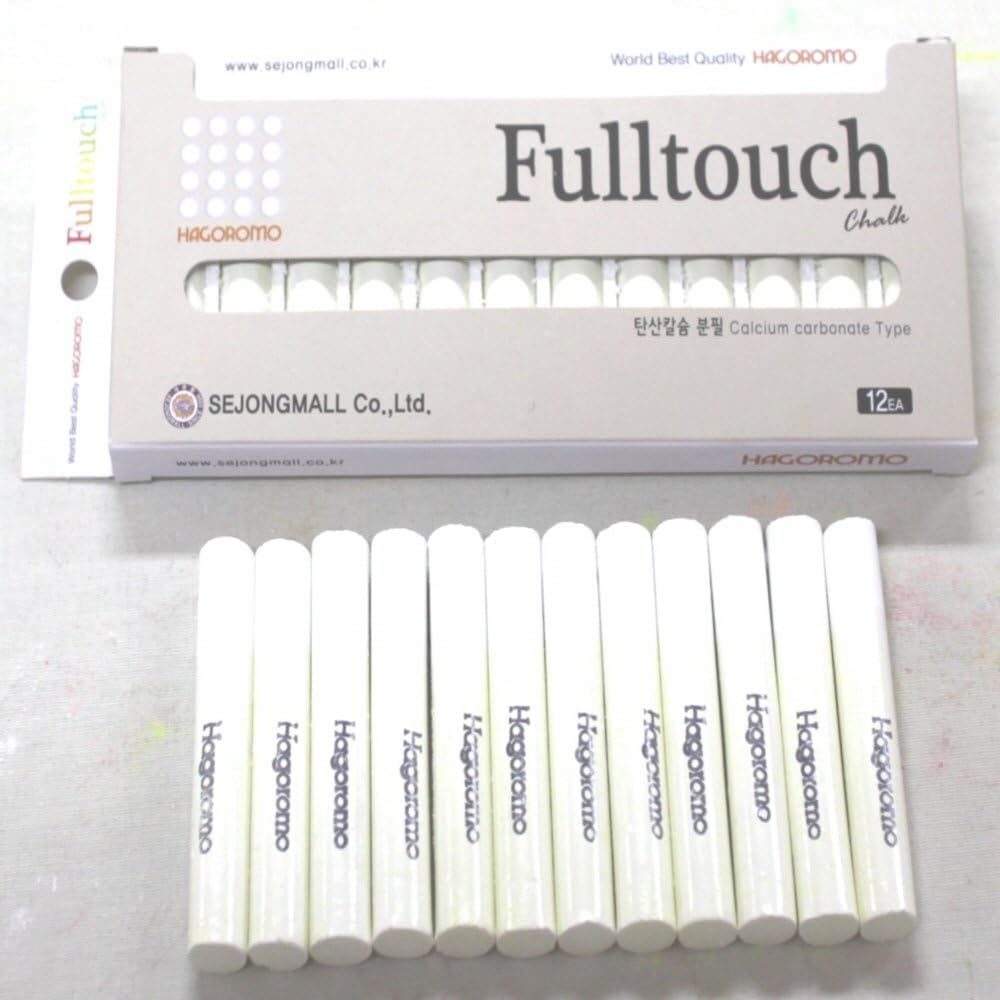 Hagoromo Fulltouch White Chalk 12pcsQ