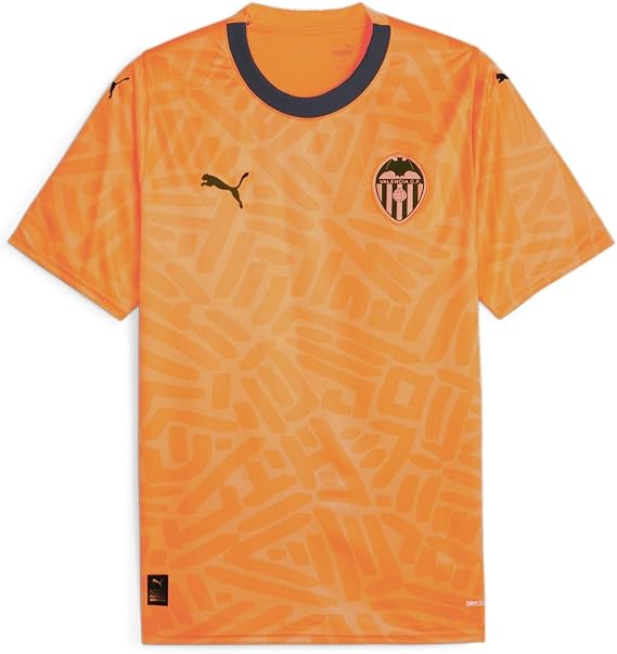 PUMA 2023-2024 Valencia Third Football Soccer T-Shirt Jersey Orange