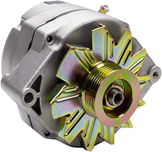 Tuff Stuff 7127K6G Gm Alternator As Cast Int Reg 140 Amp Universal 1 Wire 3 Wire 6G Serp Pulley