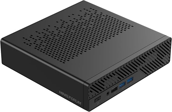 MINIS FORUM Mini Workstation MS-A1 Barebone PC DDR5/4xM.2 NVMe SSD Dual 2.5G RJ45 HDMI/DP/Type-C 4 x USB Ports Supports AM5 CPU WiFi 6E & BT 5.2 Mini Computer (Not CPU/RAM/SSD/OS)