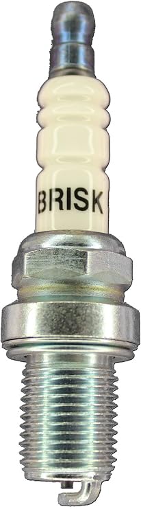 Silver Racing Spark Plug by Brisk