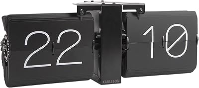 KARLSSON No Case Stand Black Putta Watch  Flip Clock