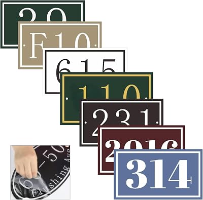Customized Address Plaque Personalized House Number Decoration Home Office Hotel Apartment Courtyard Office Acrylic