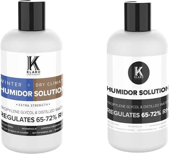 CASE ELEGANCE Klaro Humidor Solution Bundle, 250 ml - Summer & Winter