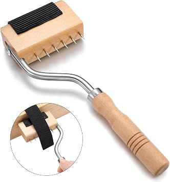 Cinnvoice 1 Pcs Gooseneck Webbing Stretcher Upholstery Tool 11 x 4 Inch Jute Webbing Puller Stretcher Handy to Catch The Close to Frame with Plenty of Leverage