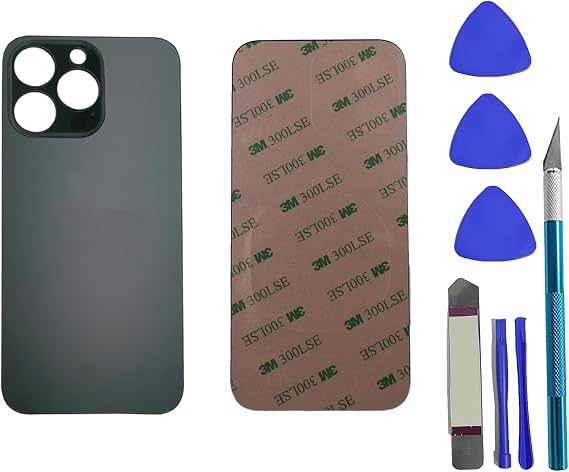 13 Pro Rear Back Glass Replacement for iPhone 13 Pro Rear Back Glass Replacement with Professional Reparing Tool Kit(Alpine Green)