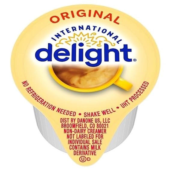 International Delight Original Liquid Coffee Creamer | Non-Dairy, Lactose-Free | Bulk Pack Single-Serve Cups | 384 Count Case